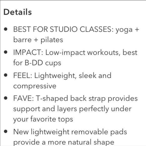 NWT Athleta Yin Bra Black - Picture 6 of 6